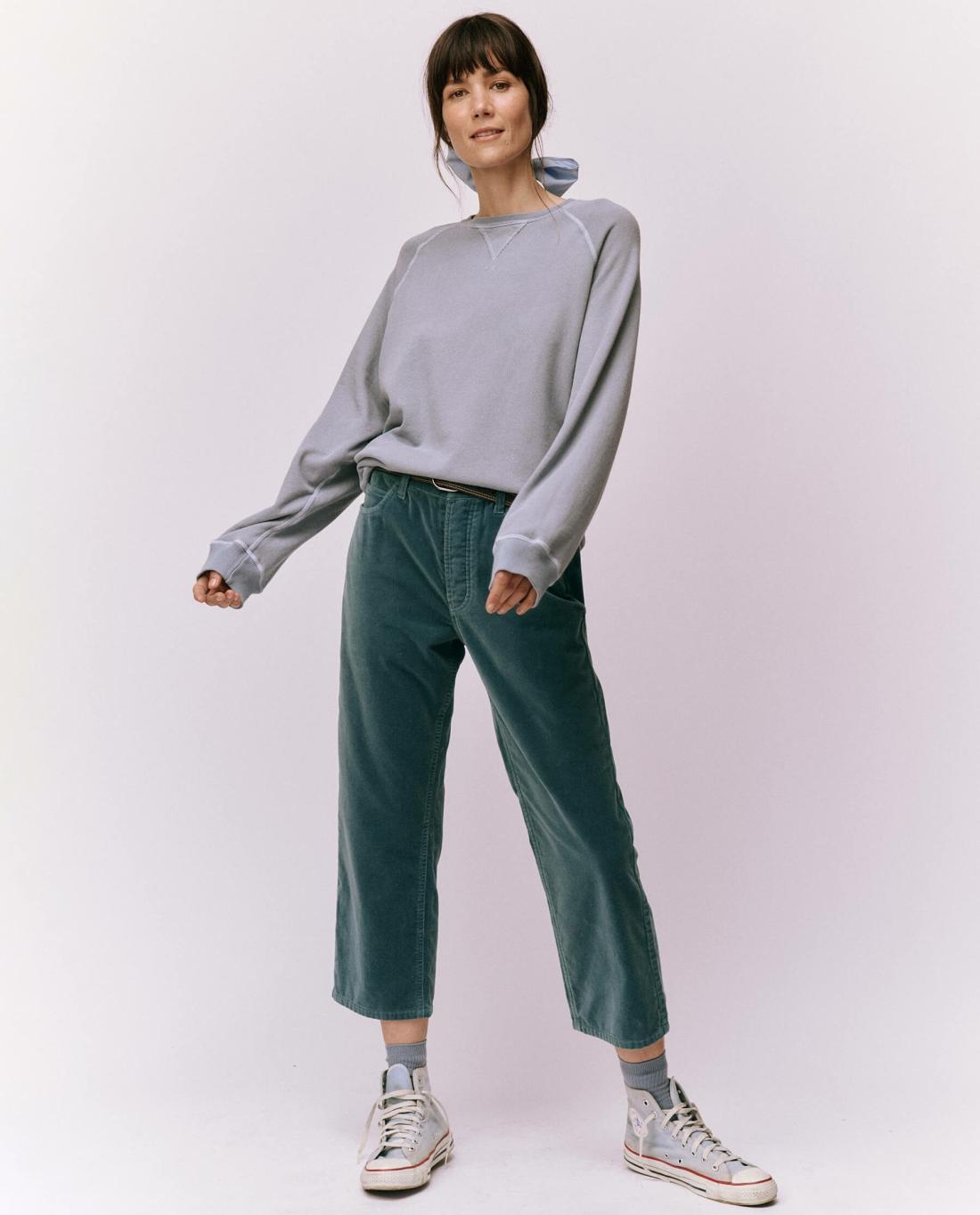 Pants | Women The Great. The Velvet Wayne Jean. Blue Jewel