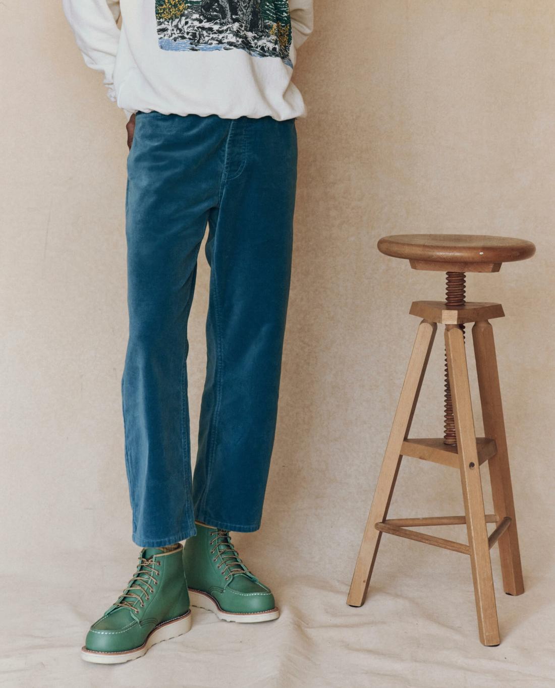 Pants | Women The Great. The Velvet Wayne Jean. Blue Jewel