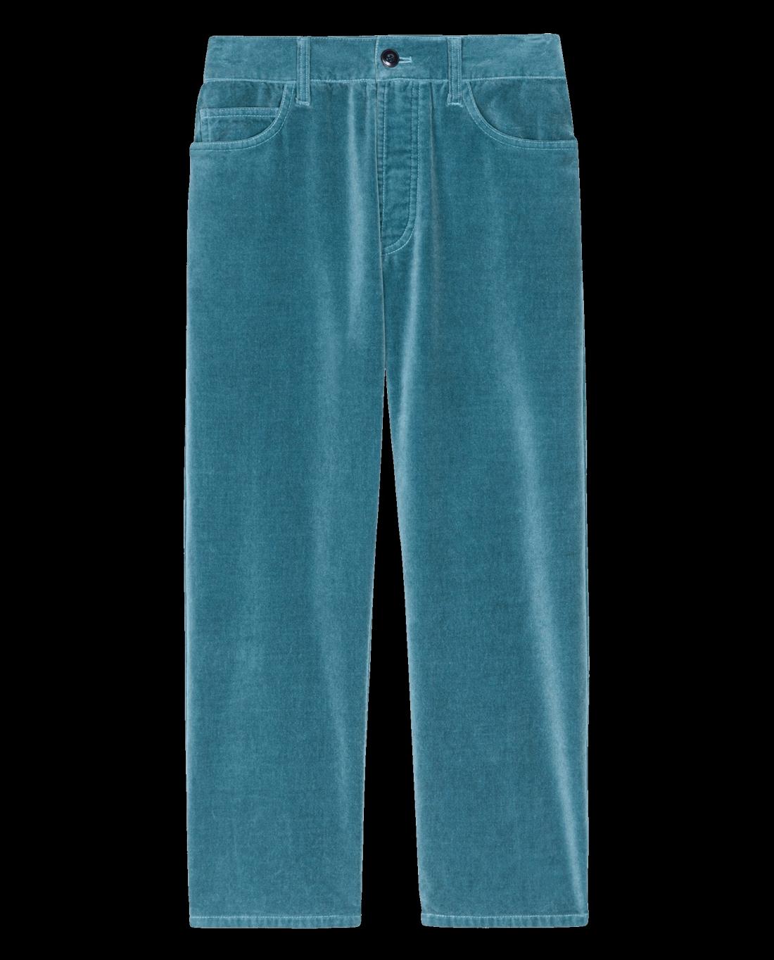 Pants | Women The Great. The Velvet Wayne Jean. Blue Jewel