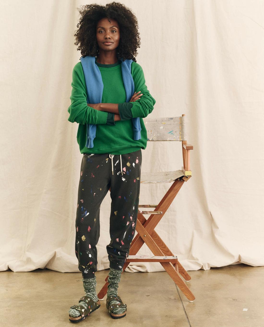 Shoes | Women The Great. Arizona Thyme Birkenstock With Paint. Thyme With Bright Multi Paint