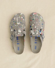 Shoes | Women The Great. Boston Coin Birkenstock With Paint. Coin With Bright Multi Paint