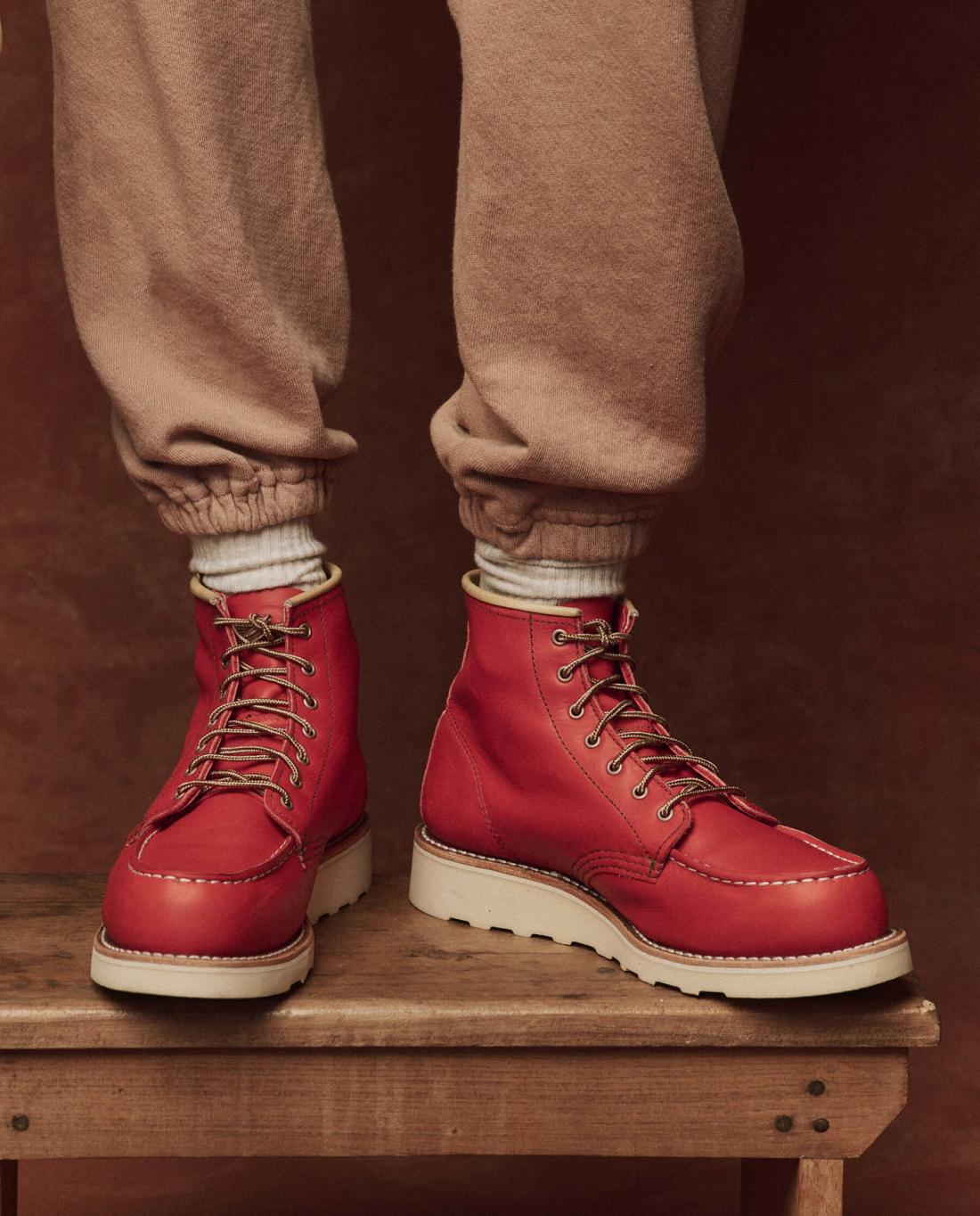 Shoes | Women The Great. The Red Wing Heritage Boot. Chili Pepper