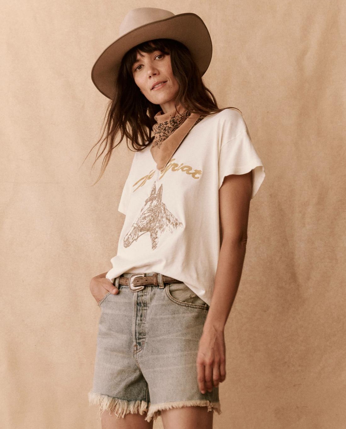 Skirts &amp; Shorts | Women The Great. The Clark Short. Gravel Wash