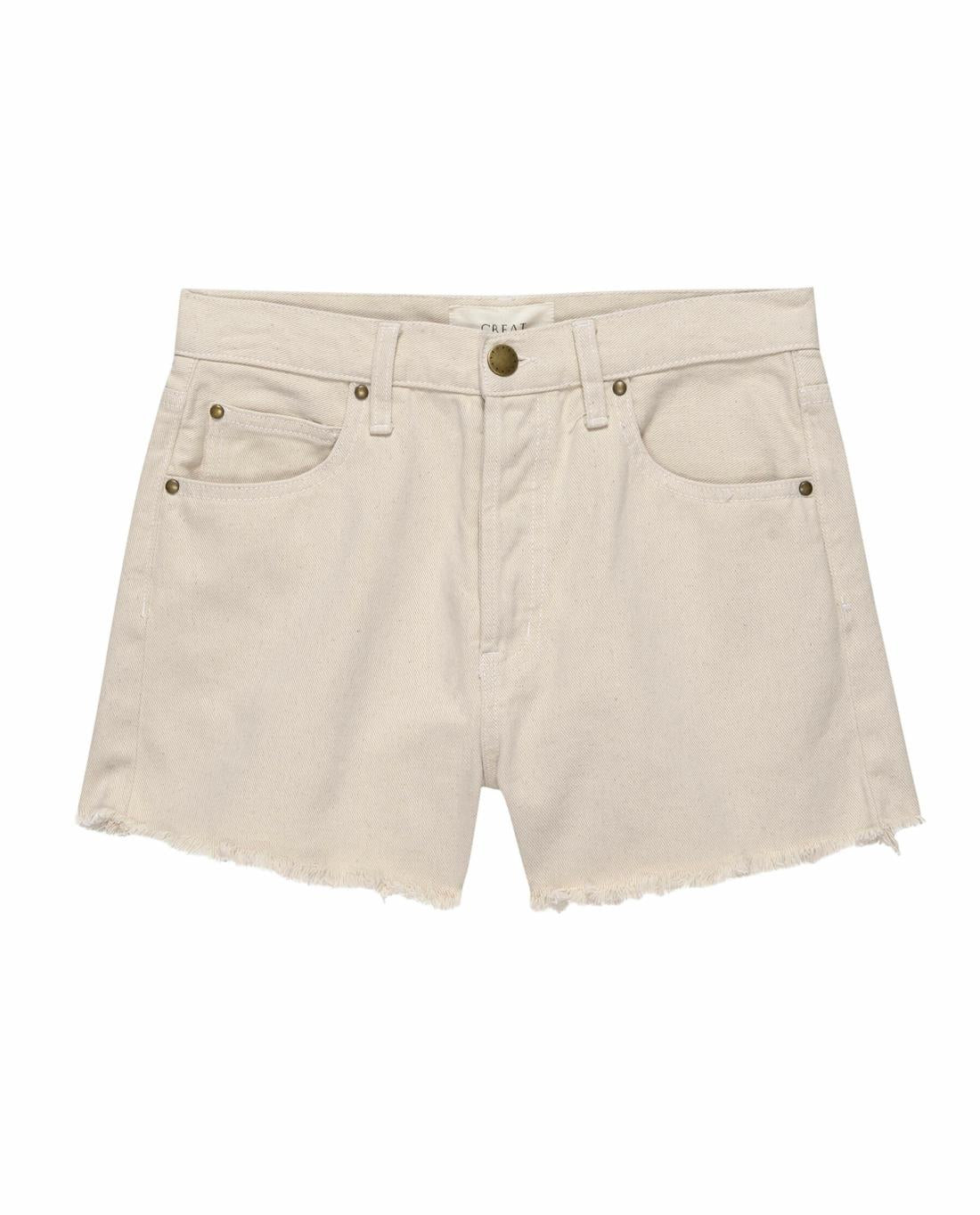 Skirts &amp; Shorts | Women The Great. The Clark Short. Washed White