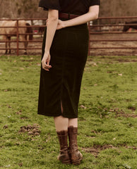 Skirts &amp; Shorts | Women The Great. The Column Skirt. Cord Woodland Green