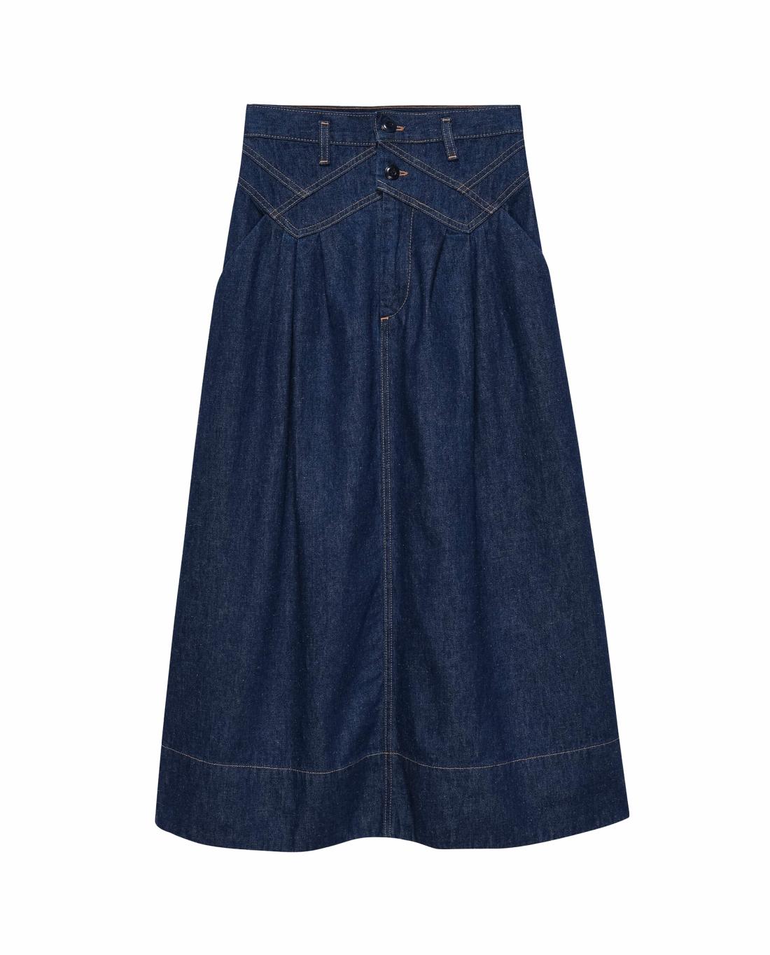 Skirts &amp; Shorts | Women The Great. The Field Skirt. Rinse Wash
