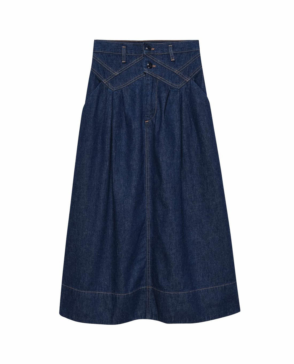 Skirts &amp; Shorts | Women The Great. The Field Skirt. Rinse Wash