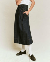 Skirts &amp; Shorts | Women The Great. The Field Skirt. Rinse Wash