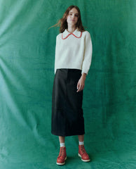 Skirts &amp; Shorts | Women The Great. The Leather Column Skirt. Black