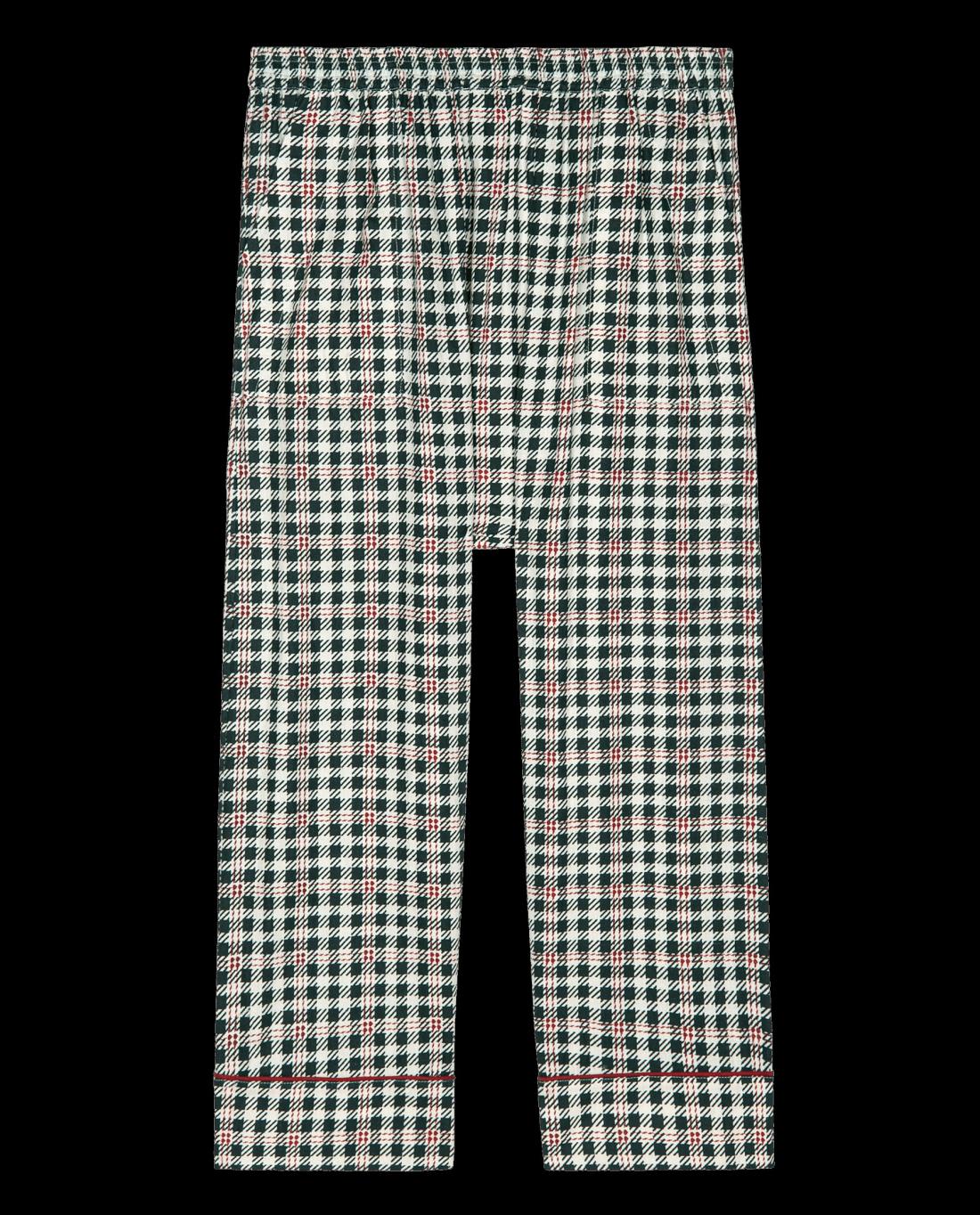 Sleep Bottoms | Women The Great. The Pajama Pant. Winter Pine Plaid
