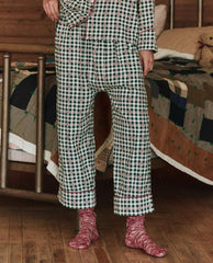 Sleep Bottoms | Women The Great. The Pajama Pant. Winter Pine Plaid