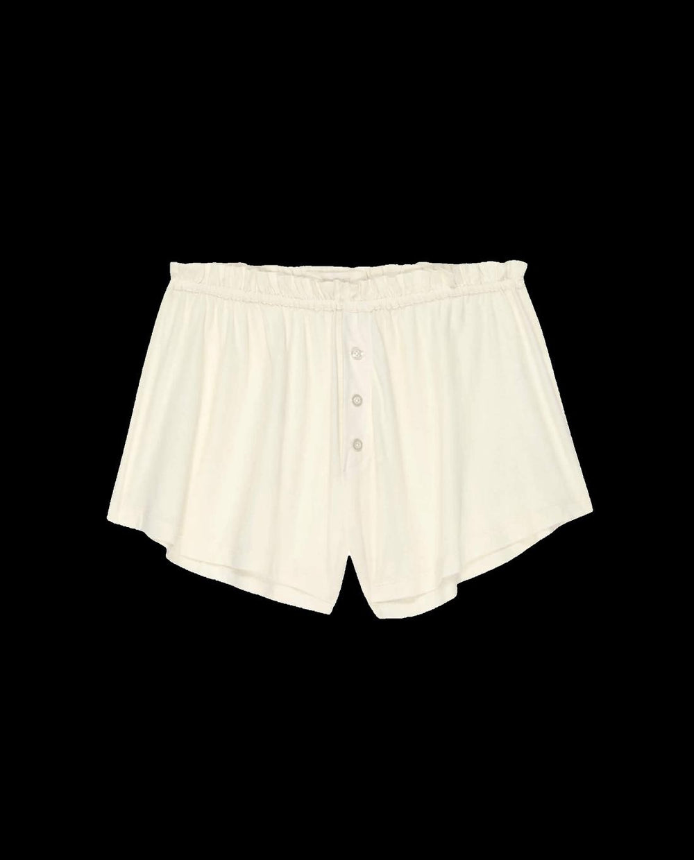 Sleep Bottoms | Women The Great. The Tap Short. Washed White