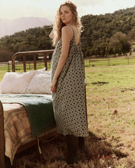 Sleep Dresses | Women The Great. The Slip Sleep Dress. Geo Medallion Print