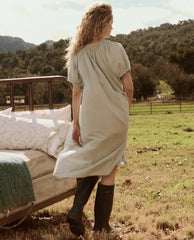 Sleep Dresses | Women The Great. The Smocked Sleep Dress. Blue Star Print