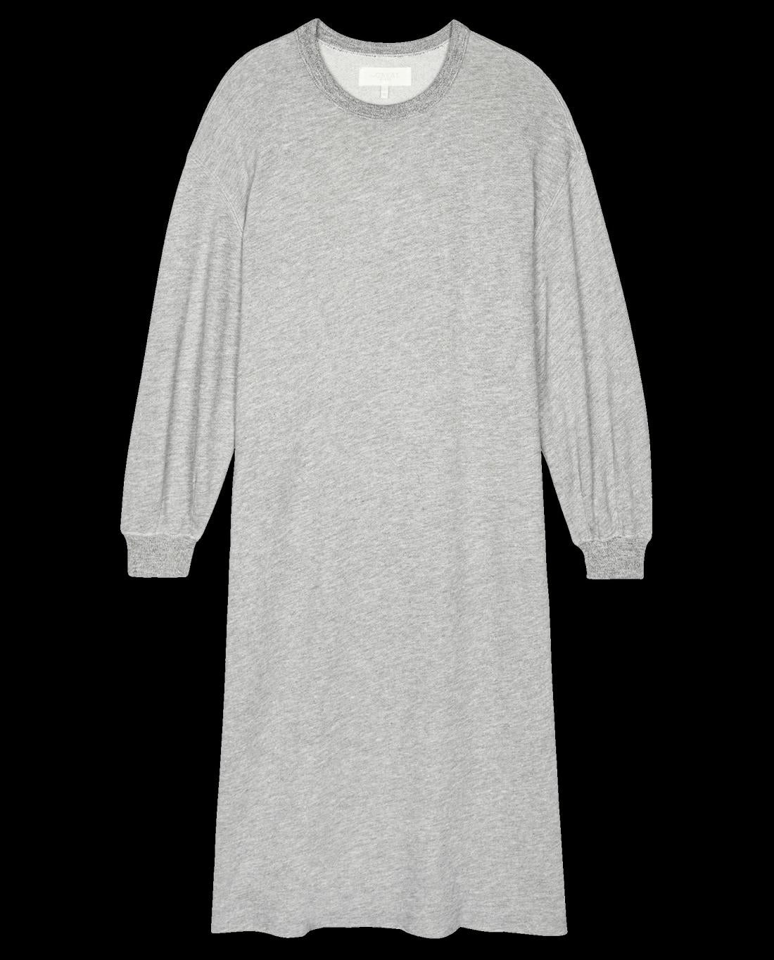 Sleep Dresses | Women The Great. The Sweatshirt Dress. Light Heather Grey