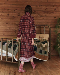 Sleep Robes | Women The Great. The Plush Fleece Robe. Fireside Plaid