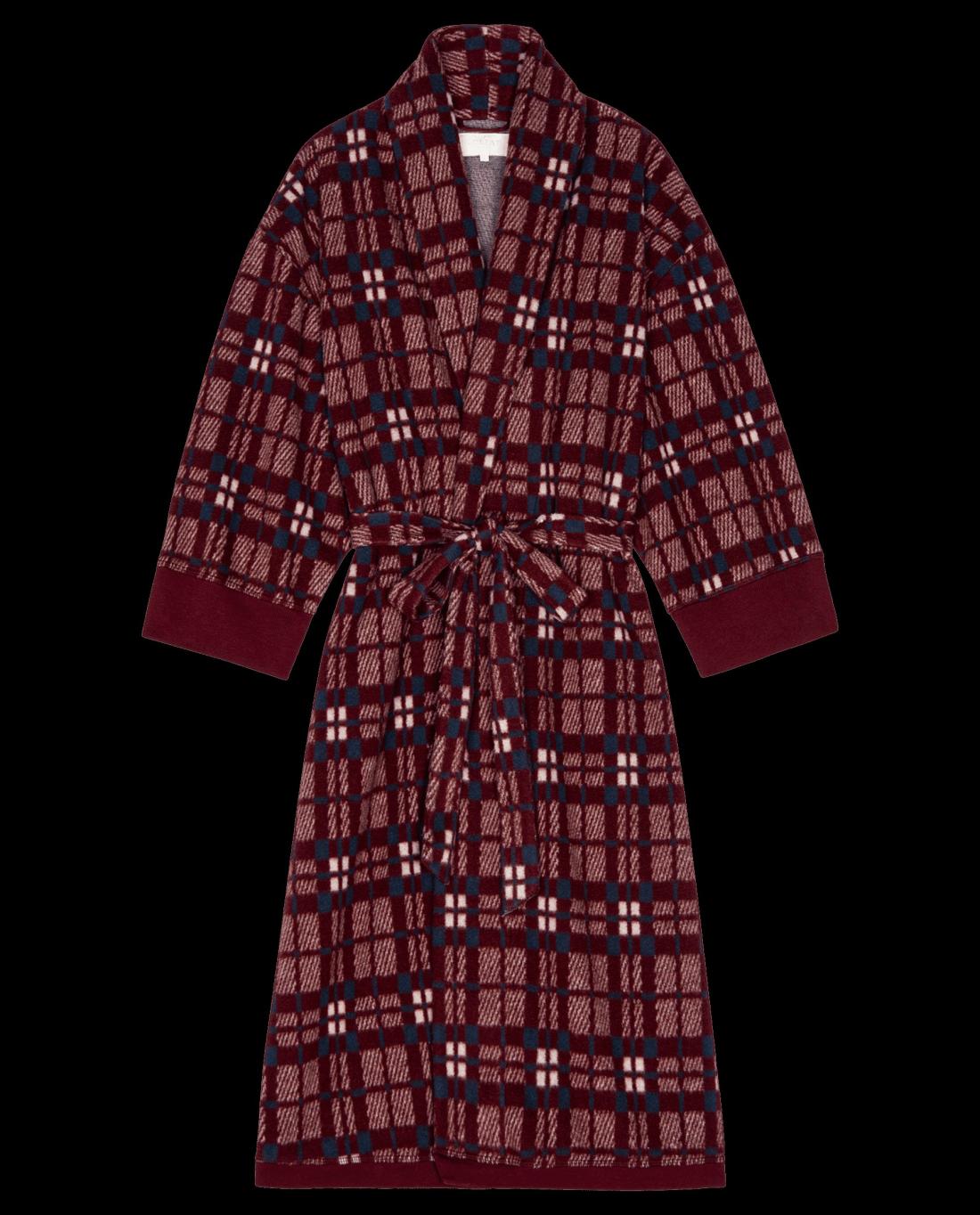 Sleep Robes | Women The Great. The Plush Fleece Robe. Fireside Plaid