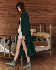 Sleep Robes | Women The Great. The Quilted Robe. Pine