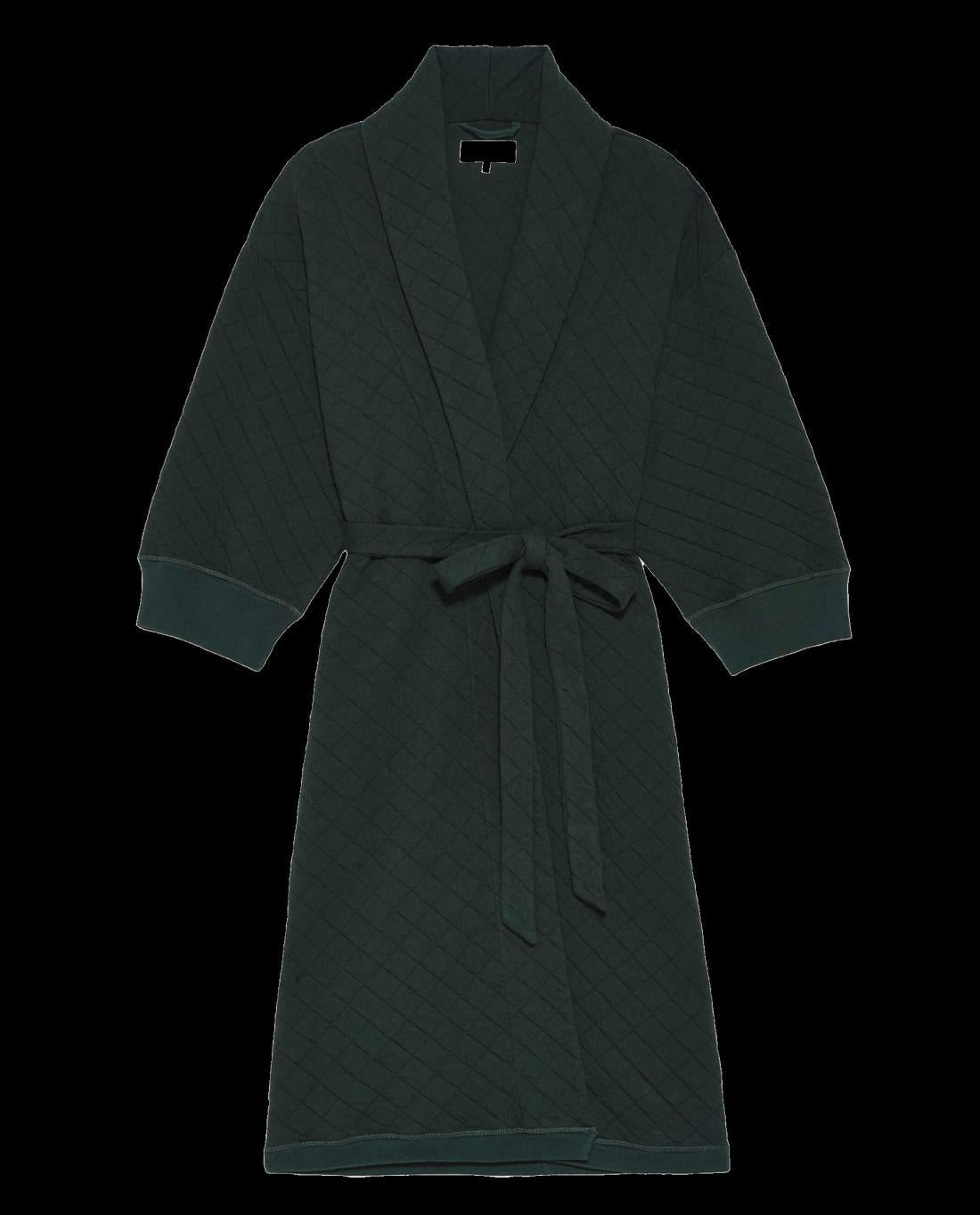 Sleep Robes | Women The Great. The Quilted Robe. Pine