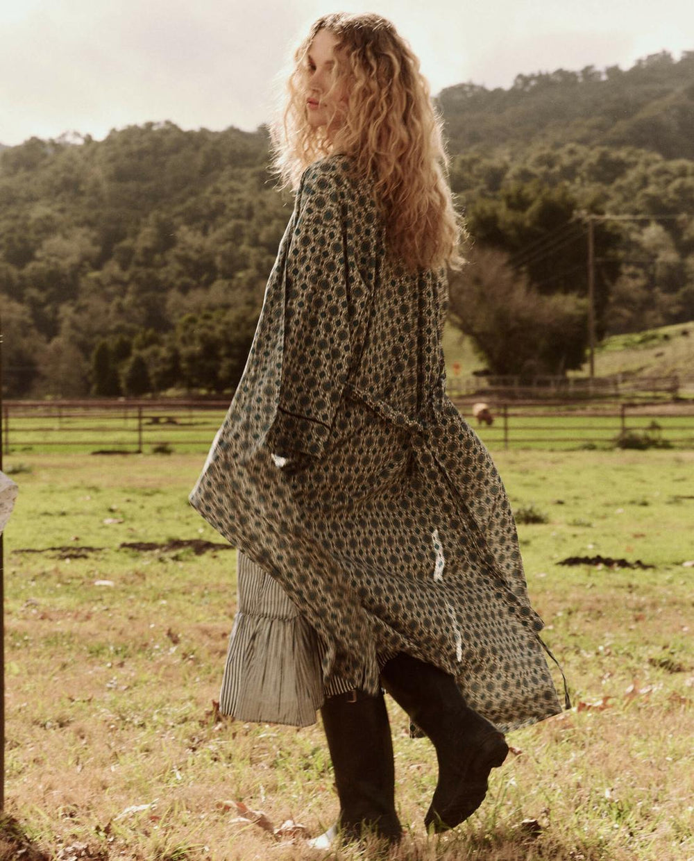 Sleep Robes | Women The Great. The Robe. Geo Medallion Print