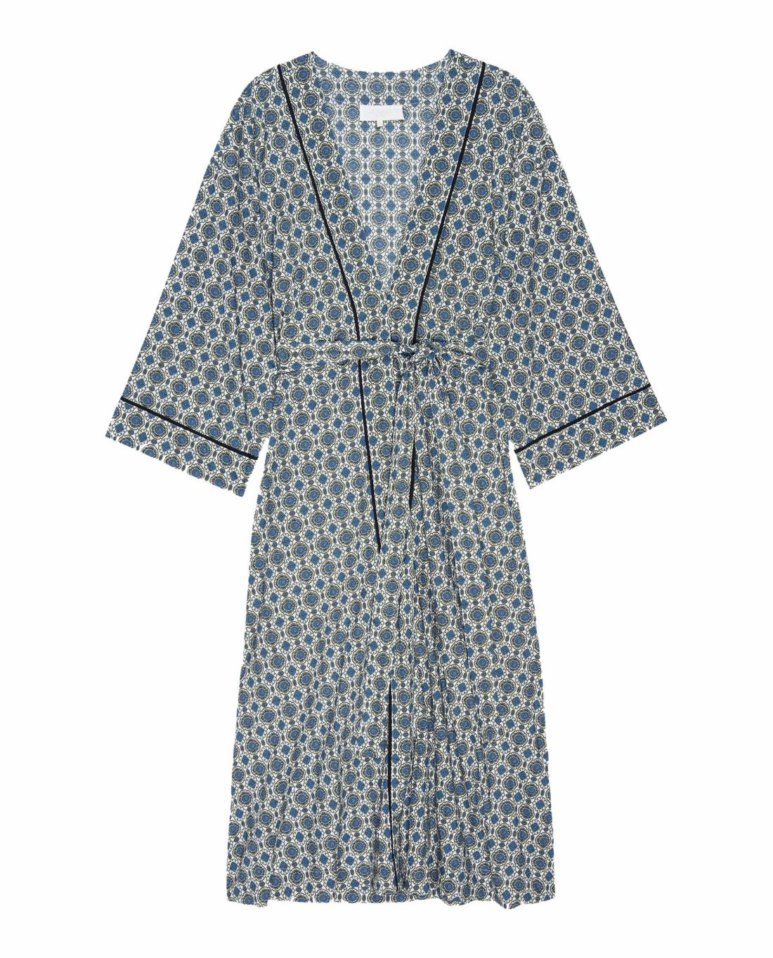 Sleep Robes | Women The Great. The Robe. Geo Medallion Print