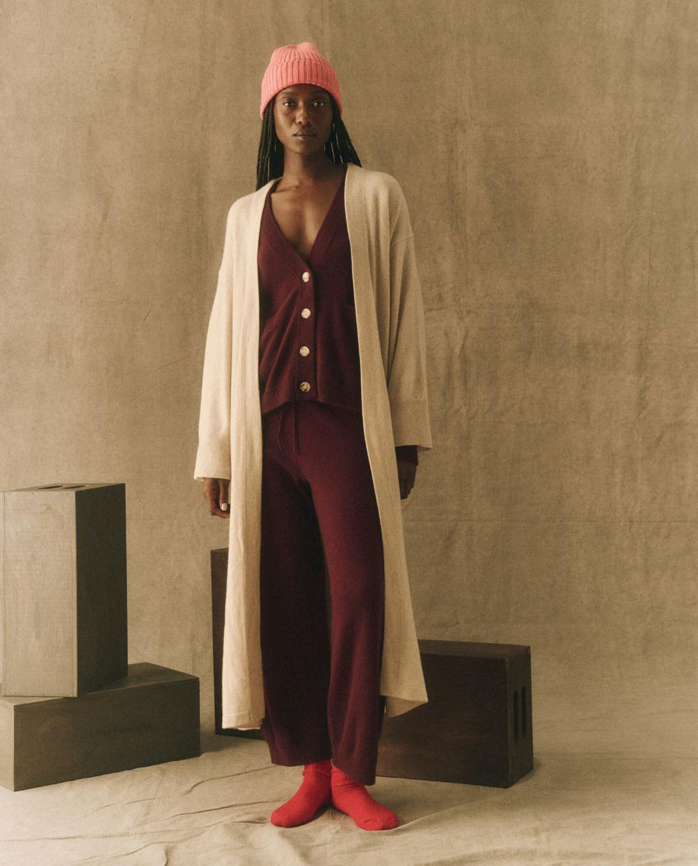 Sleep Robes | Women The Great. The Sweater Robe. Oat