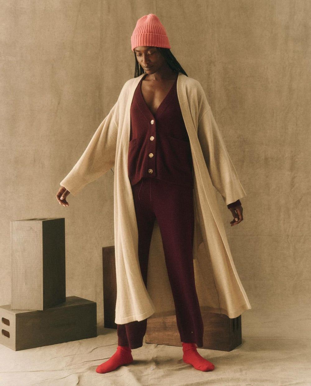 Sleep Robes | Women The Great. The Sweater Robe. Oat