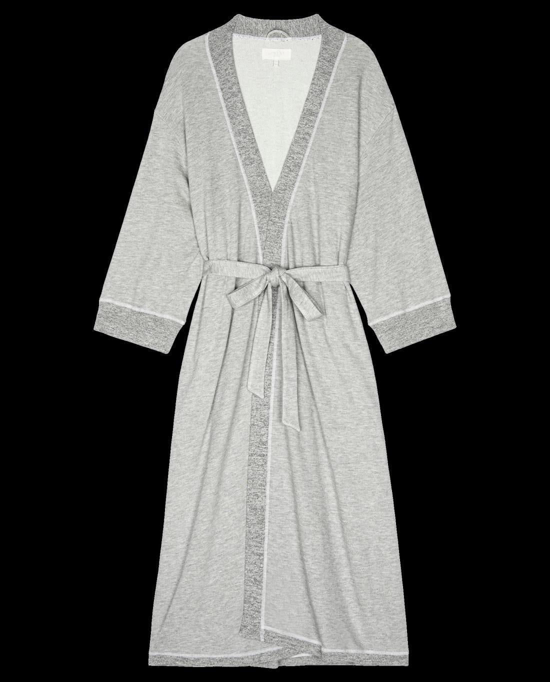 Sleep Robes | Women The Great. The Sweatshirt Robe. Heather Grey