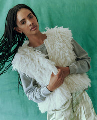 Sweaters | Women The Great. The Boucle Loop Vest. Soft White