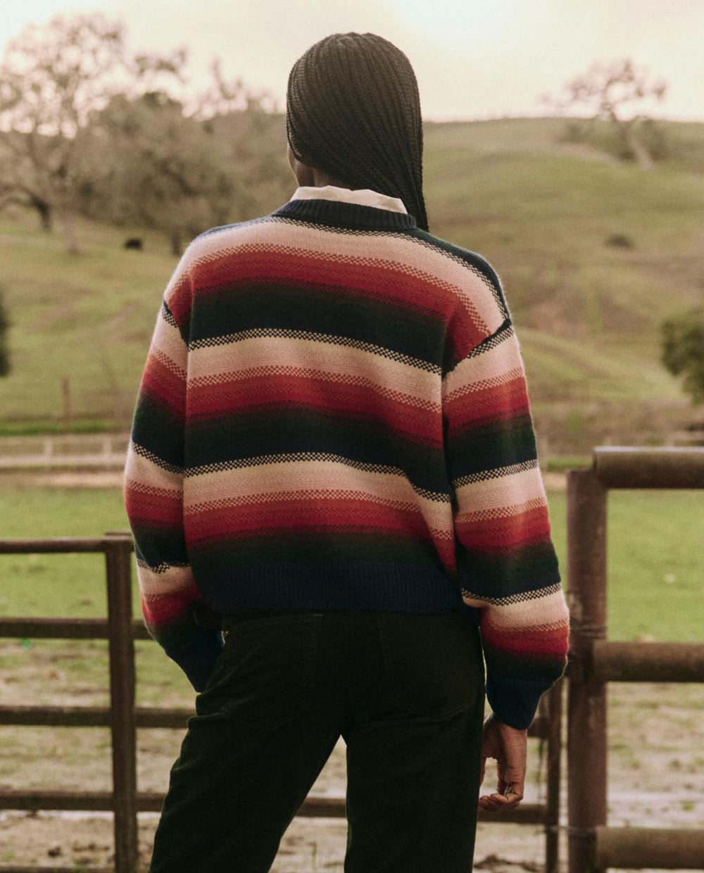 Sweaters | Women The Great. The Bubble Pullover. Reflection Stripe
