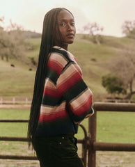 Sweaters | Women The Great. The Bubble Pullover. Reflection Stripe