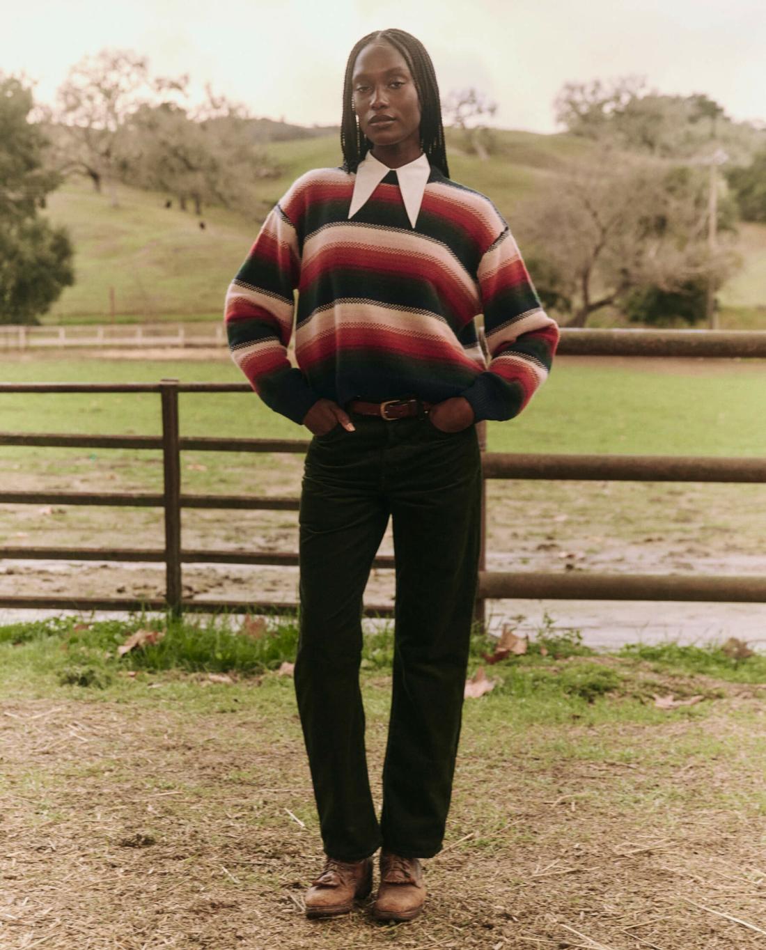 Sweaters | Women The Great. The Bubble Pullover. Reflection Stripe