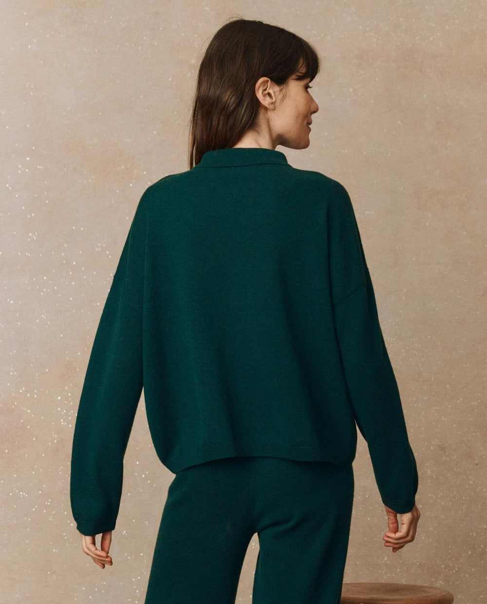 Sweaters | Women The Great. The Cashmere Polo Sweater. Alpine