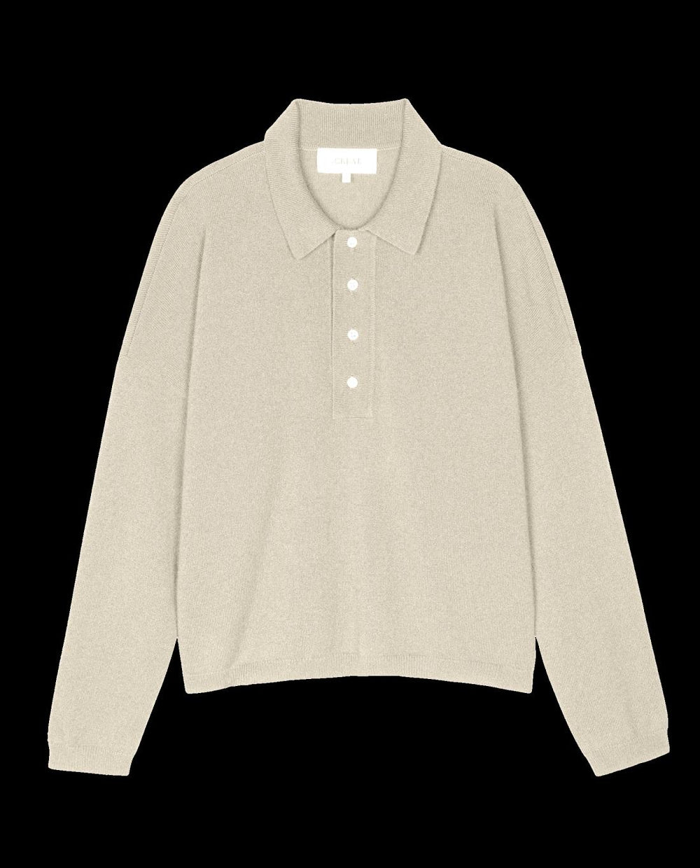 Sweaters | Women The Great. The Cashmere Polo Sweater. Ivory