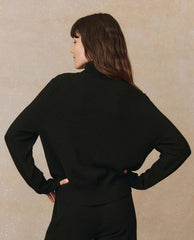 Sweaters | Women The Great. The Cashmere Turtleneck Sweater. Black
