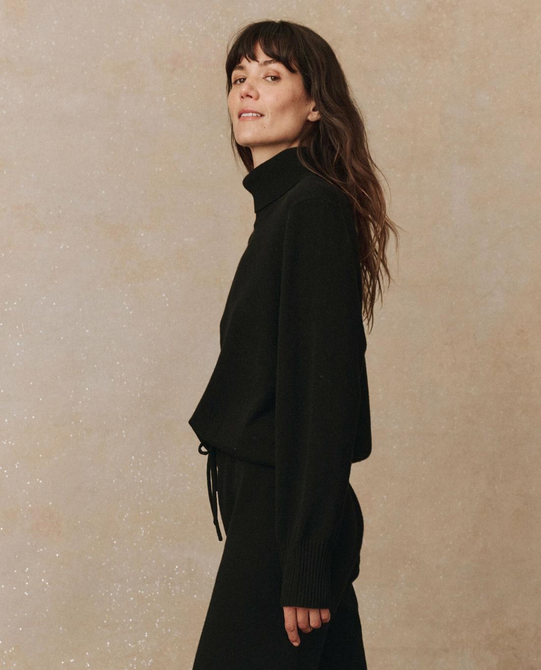 Sweaters | Women The Great. The Cashmere Turtleneck Sweater. Black