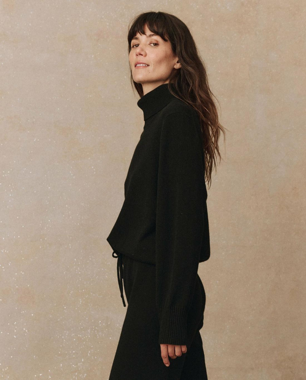 Sweaters | Women The Great. The Cashmere Turtleneck Sweater. Black