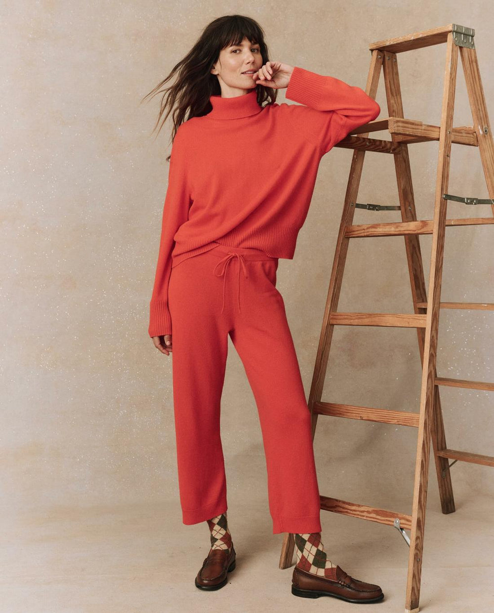 Sweaters | Women The Great. The Cashmere Turtleneck Sweater. Ember