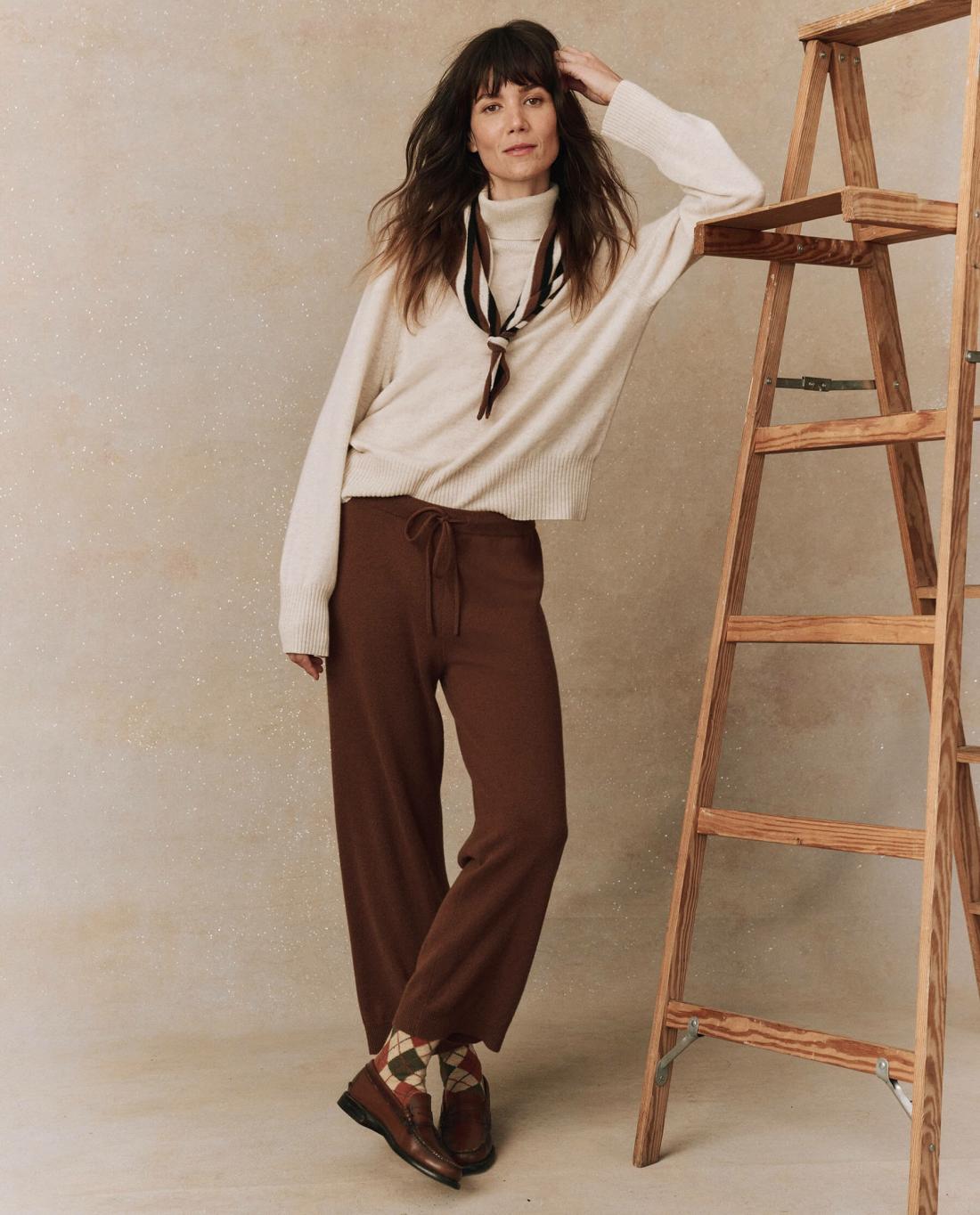 Sweaters | Women The Great. The Cashmere Turtleneck Sweater. Ivory