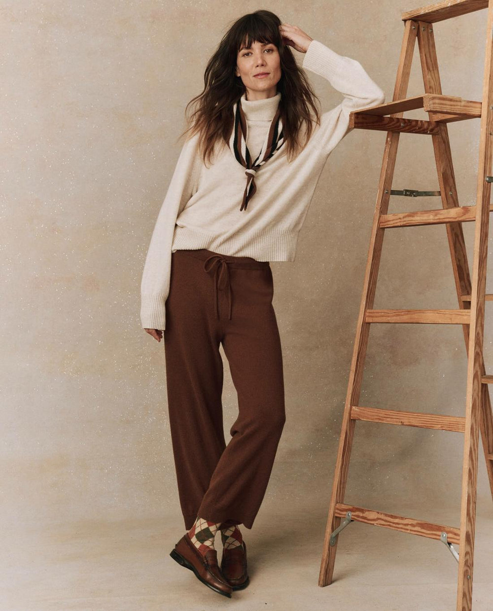 Sweaters | Women The Great. The Cashmere Turtleneck Sweater. Ivory