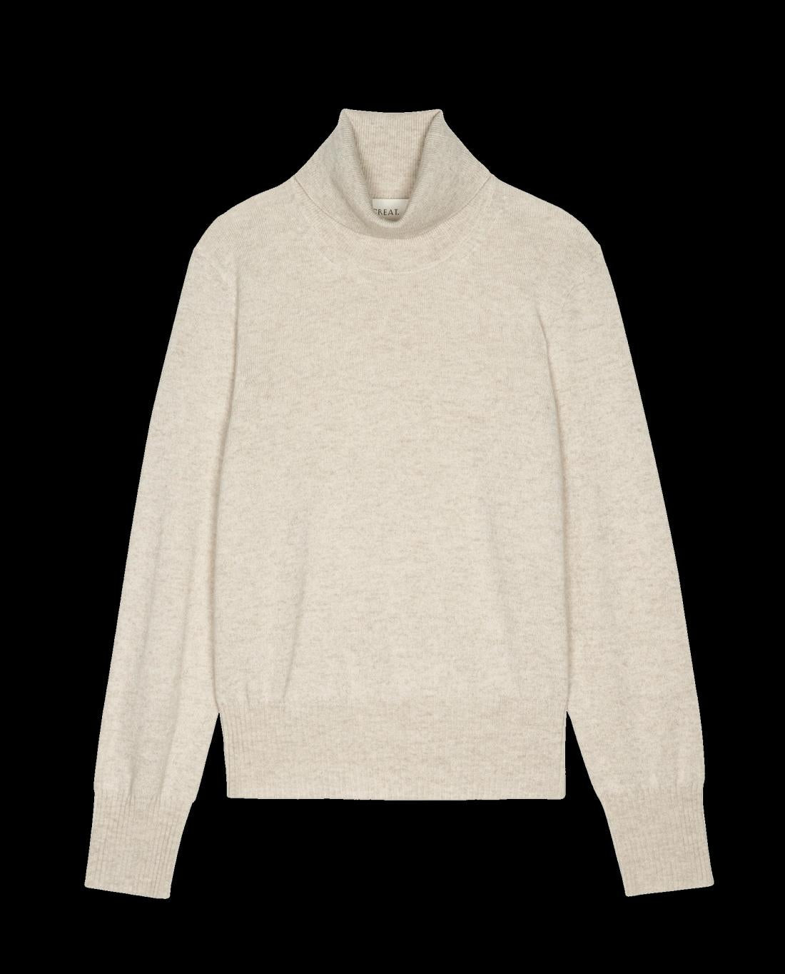 Sweaters | Women The Great. The Cashmere Turtleneck Sweater. Ivory