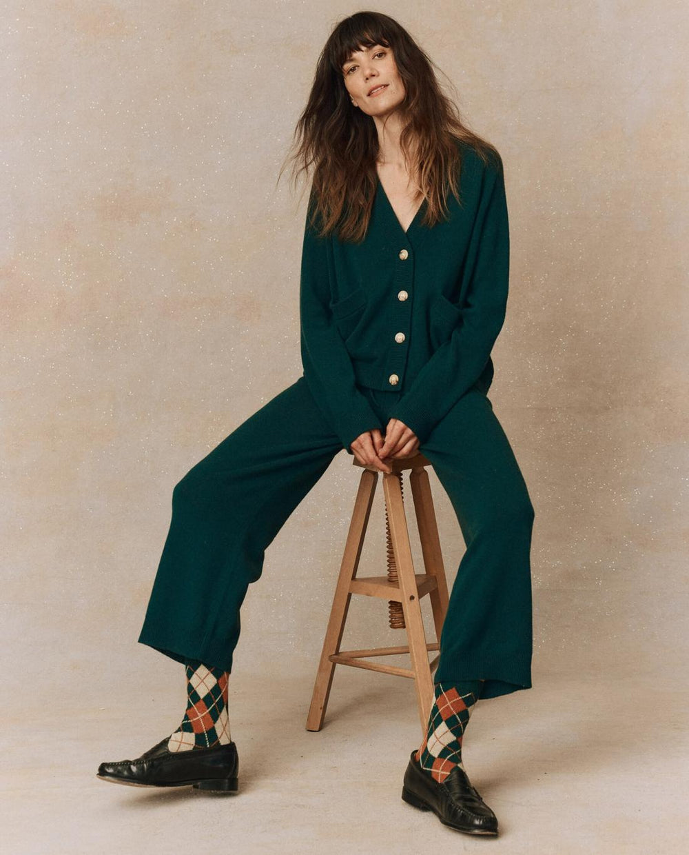 Sweaters | Women The Great. The Cashmere Varsity Cardigan. Alpine