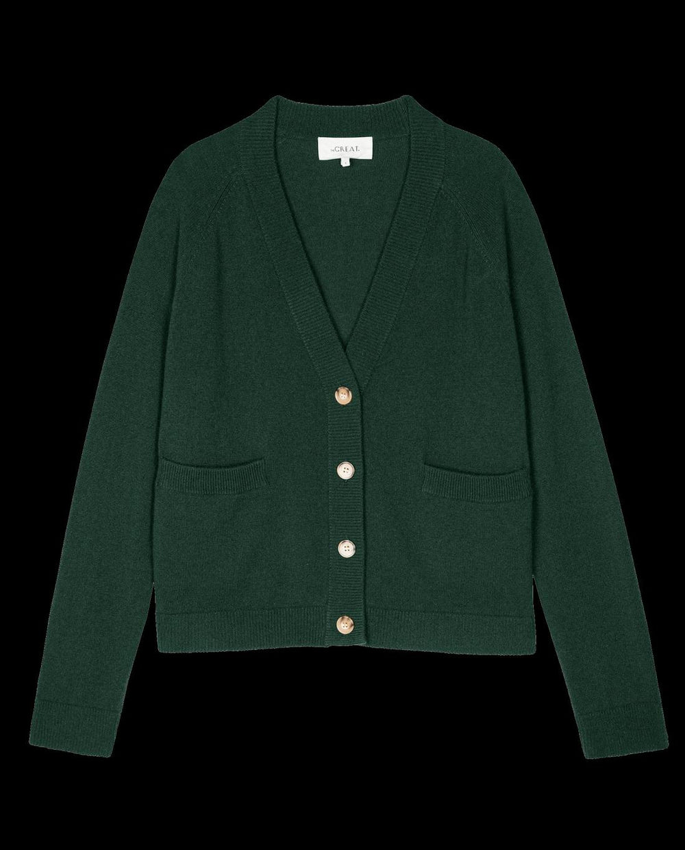 Sweaters | Women The Great. The Cashmere Varsity Cardigan. Alpine