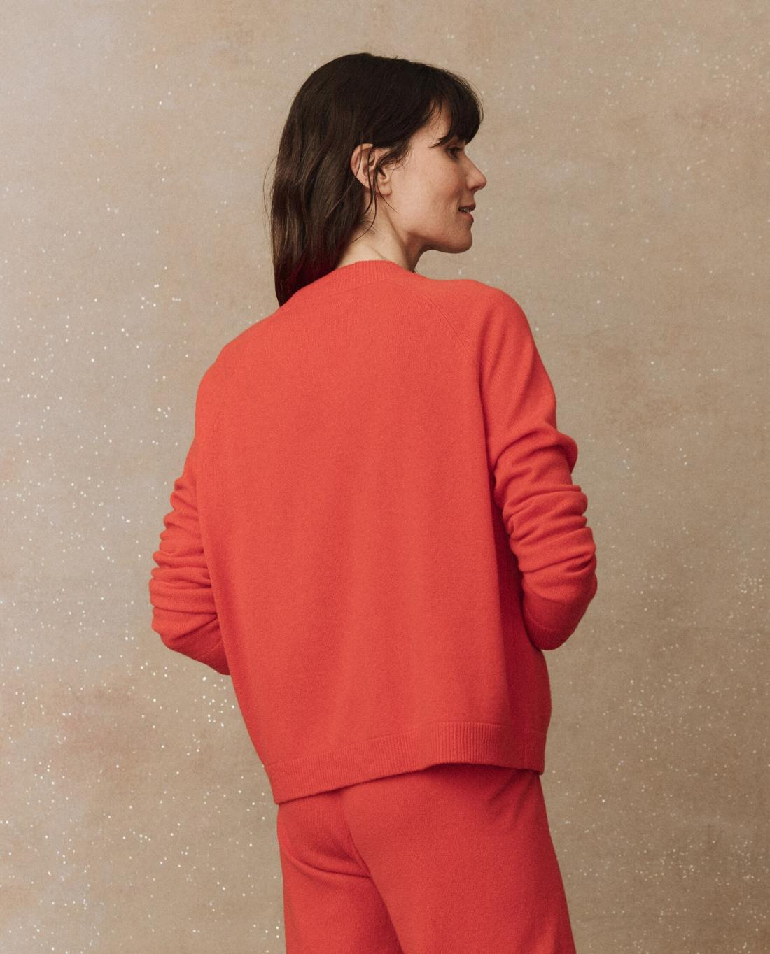 Sweaters | Women The Great. The Cashmere Varsity Cardigan. Ember