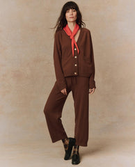 Sweaters | Women The Great. The Cashmere Varsity Cardigan. Santal