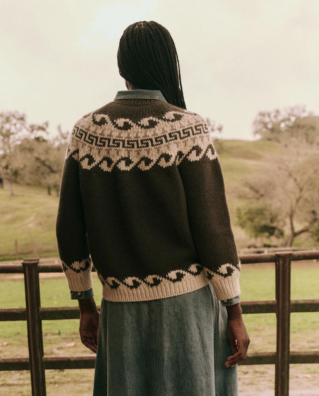 Sweaters | Women The Great. The Greek Key Pullover. Driftwood