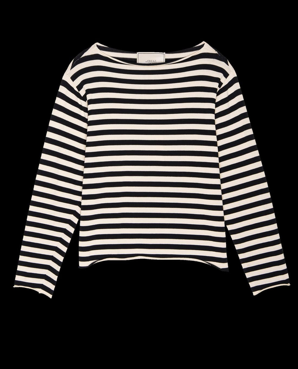Sweaters | Women The Great. The Sailor Sweater. Black Stripe