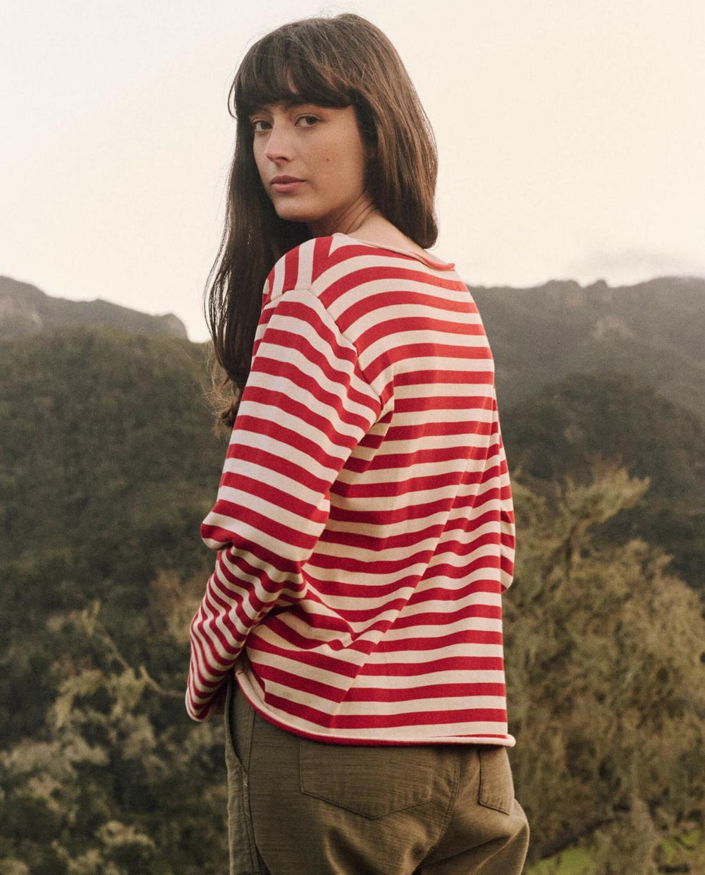 Sweaters | Women The Great. The Sailor Sweater. Maple Stripe