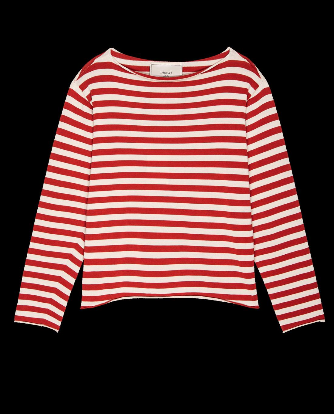 Sweaters | Women The Great. The Sailor Sweater. Maple Stripe
