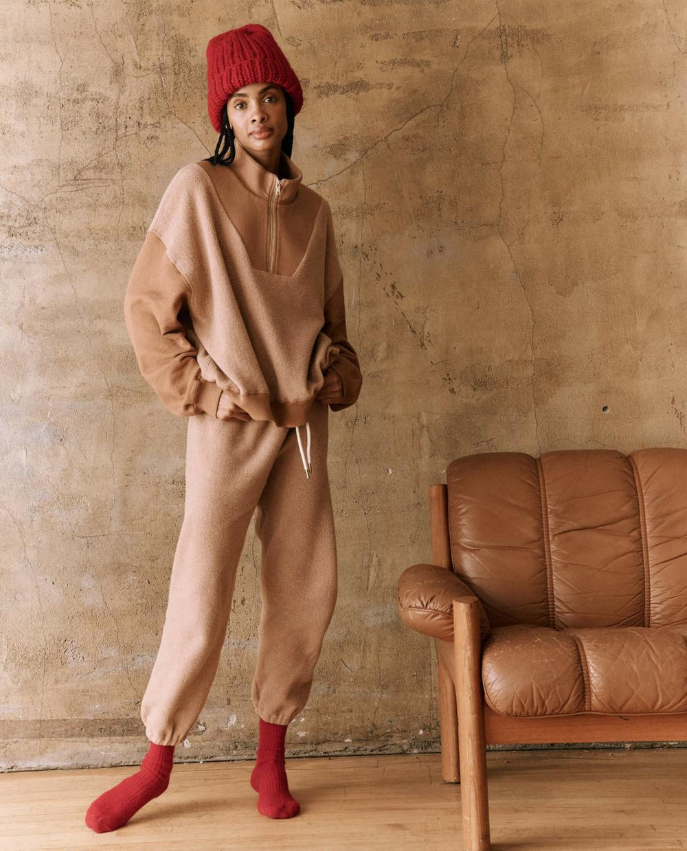 Sweaters | Women The Great. The Slouch Trail Sweatshirt. Fawn